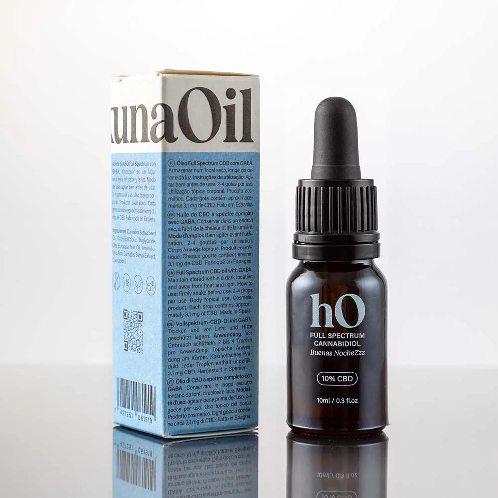 Aceite CBD 10% Premium con GABA hakunaOil Buenas Nochezzz