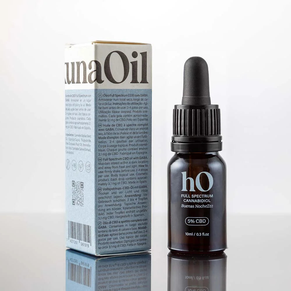 Aceite CBD 5% Premium con GABA hakunaOil Buenas Nochezzz