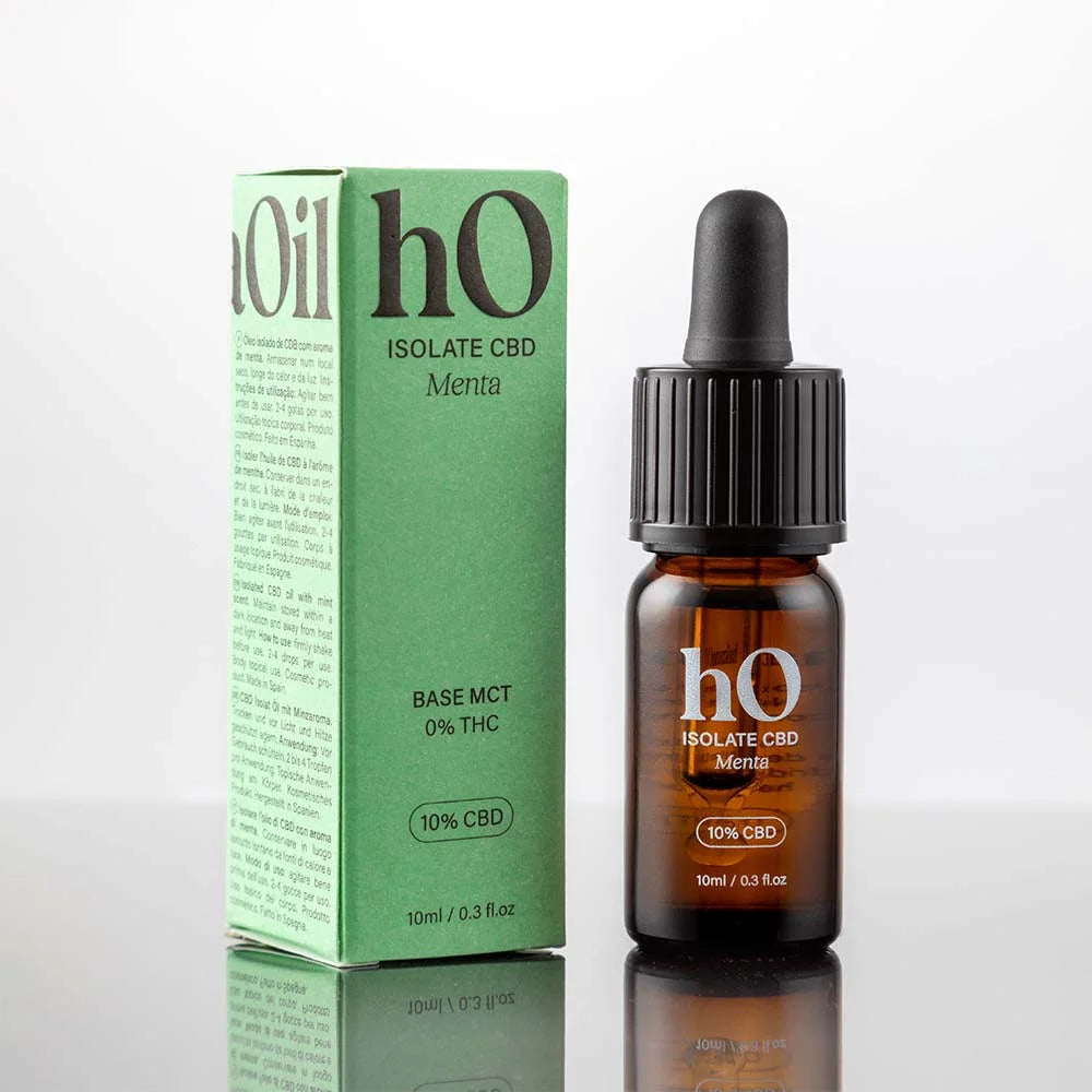 Aceite CBD Premium hakunaOil al 10% Aislado Aroma a Menta con base MCT