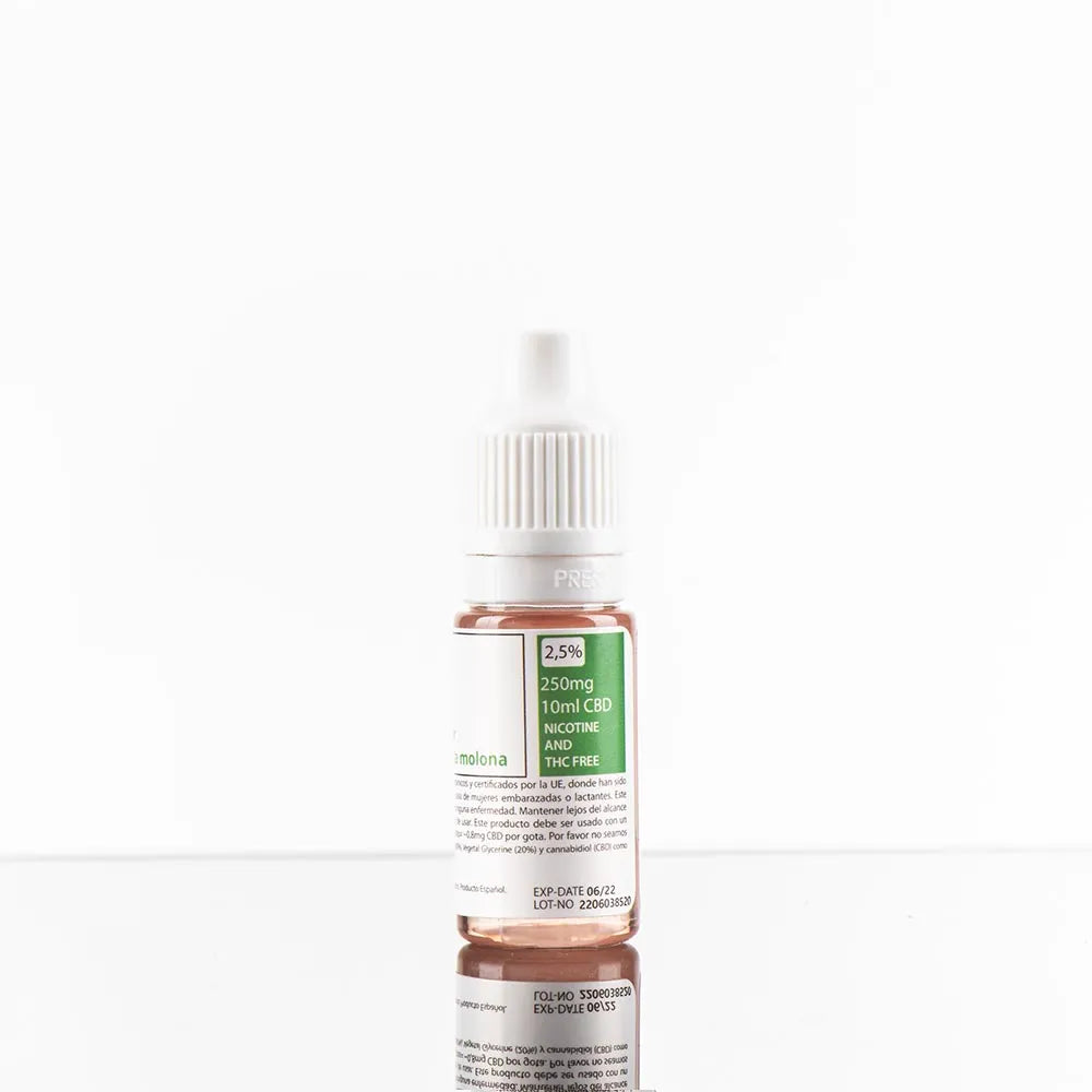 KamikaCBD elíquido Molona Mint 2,5% (250mg) ou 5% (500mg) CBD