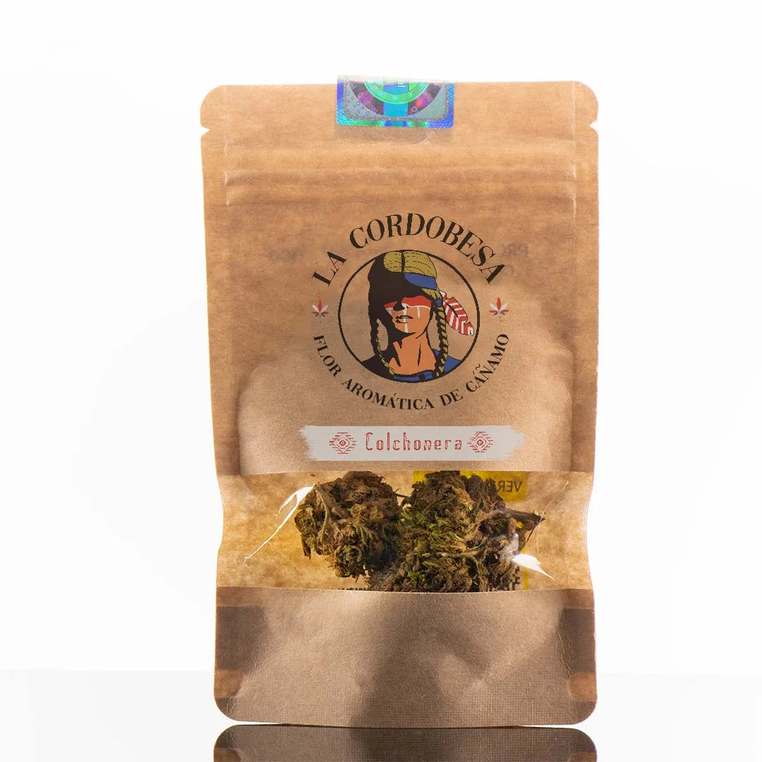 Cogollo de Flor Aromática de CBD al 5,17% · La Cordobesa Colchonera