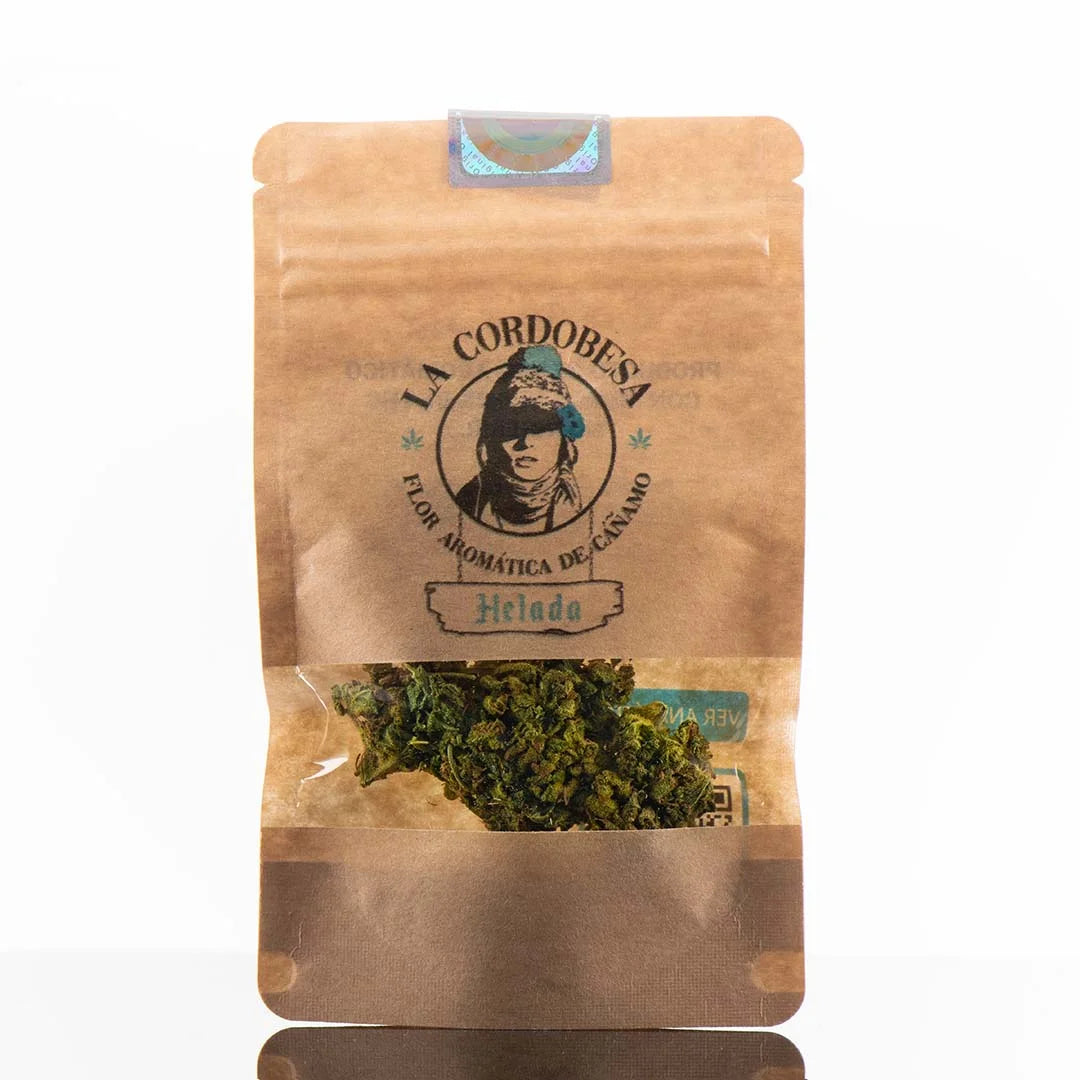 Cogollo de Flor Aromática de CBD con 15,88% · La Cordobesa Helada Nueva Cosecha