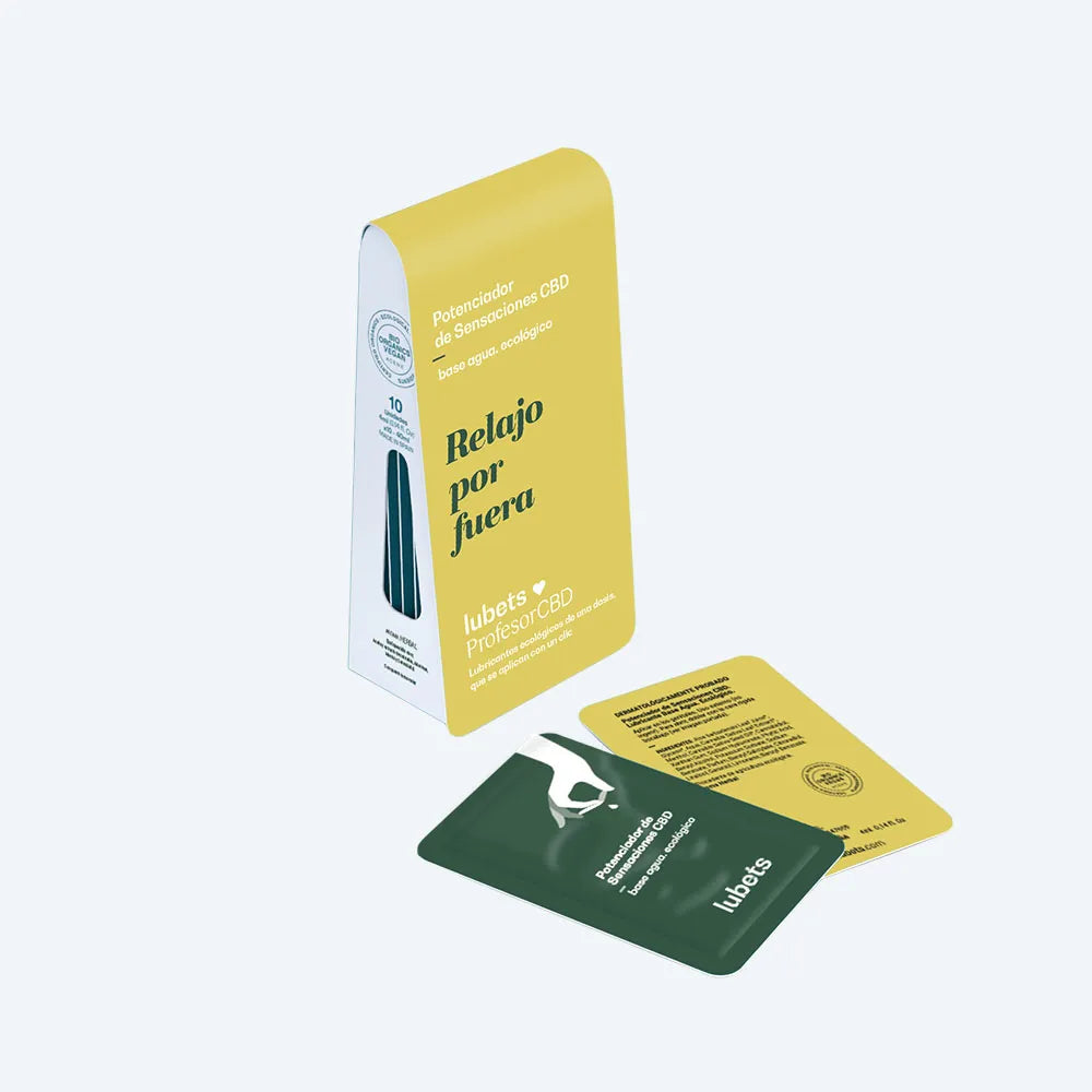 Lubrificante para aumentar as sensações com CBD Lubets (10 unidades)
