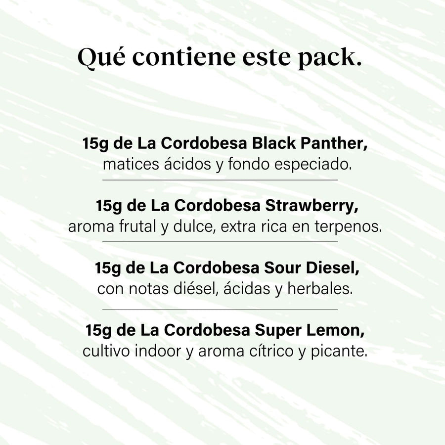 Pack 60g Cogollos Pequeños Pruébalo Todo - Genéticas Variadas