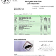 Charas OG Kush aus Hanf mit 14,72% CBD La Cordobesa Haschisch -