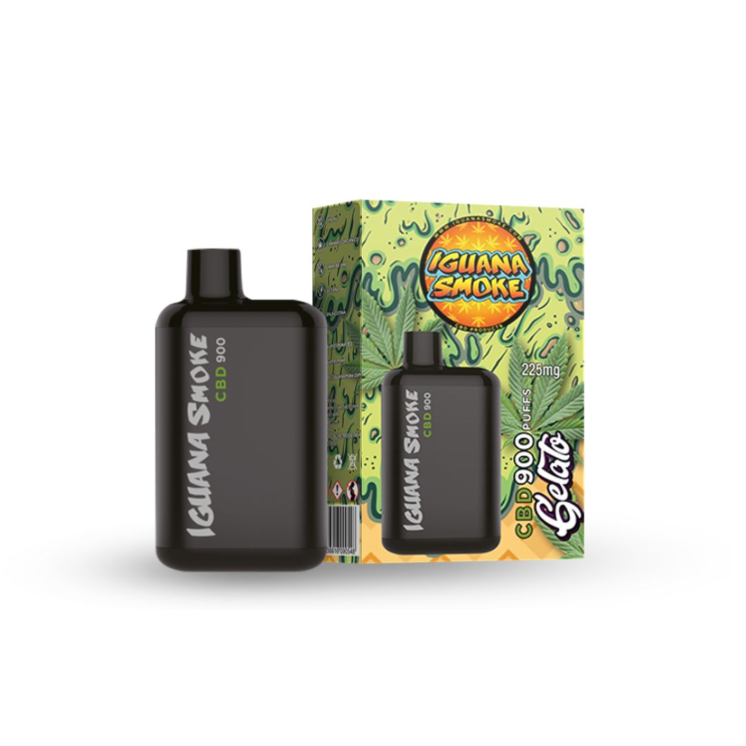 Pack 3 Disposable 6% CBD Vapes 3ml - Iguana Pod Pocket 