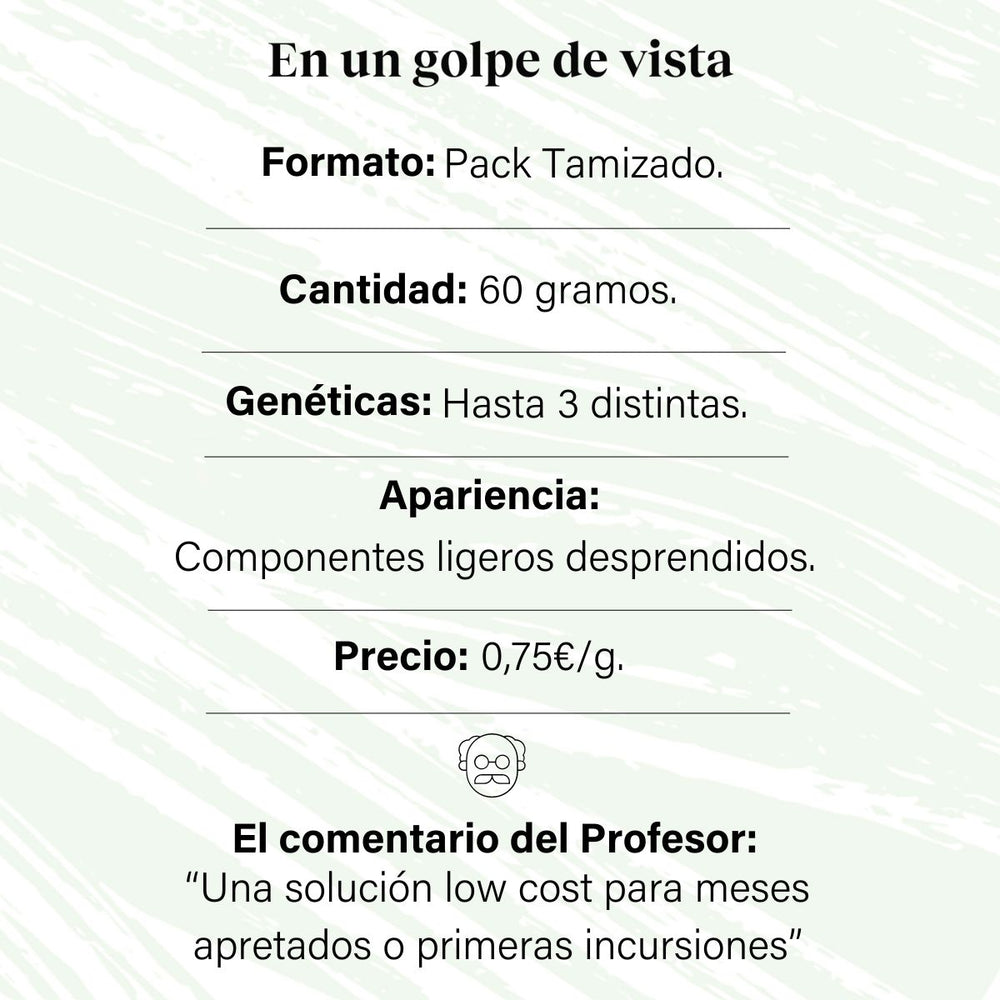 Pacote Trio Peneirado 60g - Genética Variada