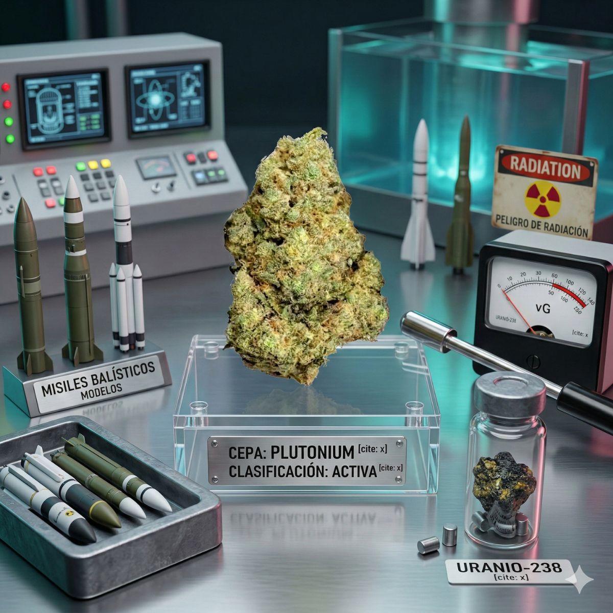 Cogollos Pequeños de Flor Aromática de CBD - La Cordobesa Plutonium Indoor