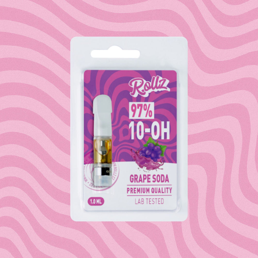 Pack 7 Cartuchos Desechables 97% 10-OH  1ml (500 caladas) - Rollz