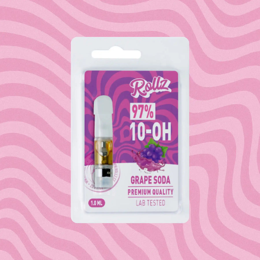 Pack 5 Disposable Cartridges 97% 10-OH 1ml (500 puffs) - Rollz
