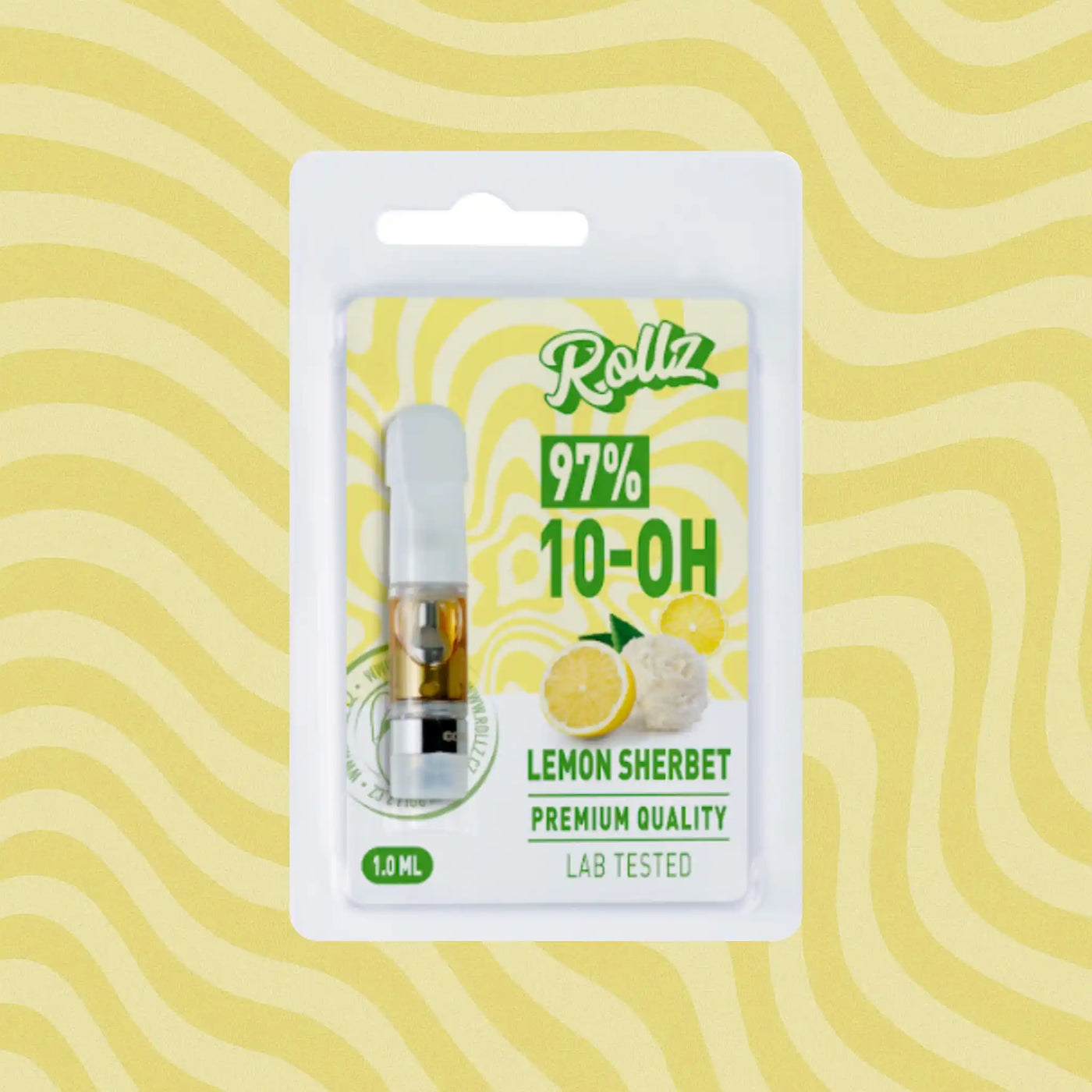 Pack 5 Disposable Cartridges 97% 10-OH 1ml (500 puffs) - Rollz Pack 5 Disposable Cartridges 97% 10-OH 1ml (500 puffs) - Rollz