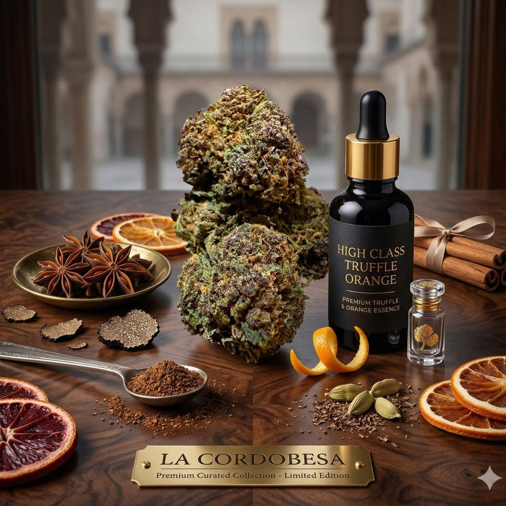 Cogollo de Flor Aromática de CBD al 11,52% · La Cordobesa Naranjita