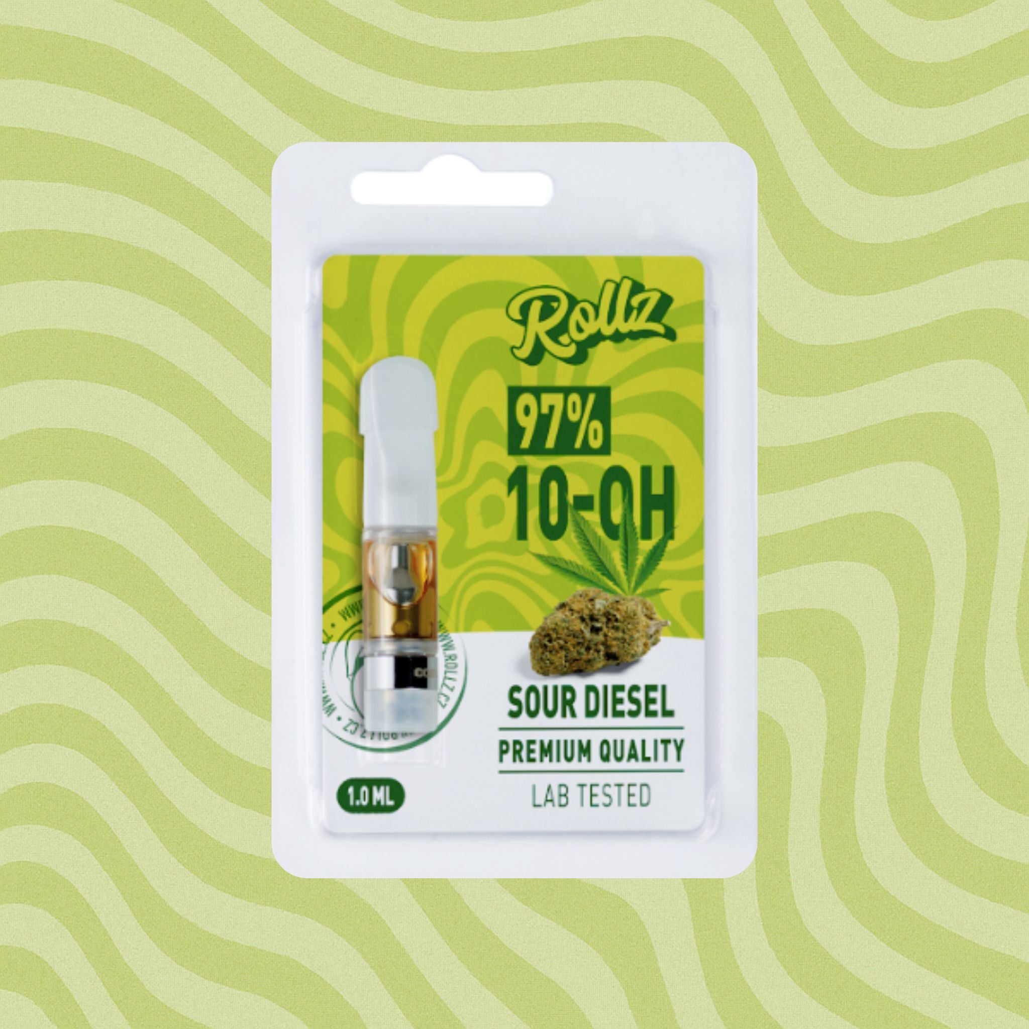 Pack 5 Einwegpatronen 97% 10-OH 1ml (500 Züge) - Rollz