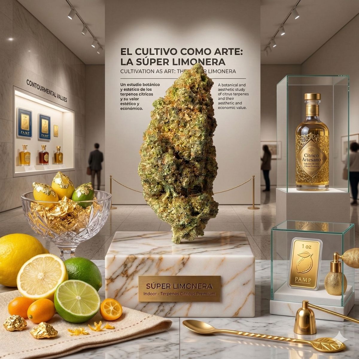 CBD Indoor Aromatische Blüte Bud 23,58% La Cordobesa Super Lemon Haze (Lemon Haze)