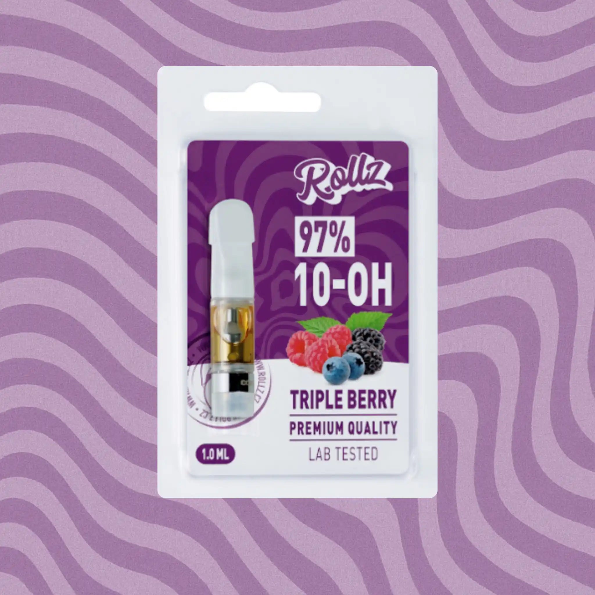 Pack 5 Einwegpatronen 97% 10-OH 1ml (500 Züge) - Rollz