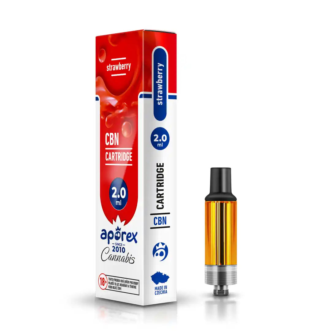 Disposable CBN cartridge 2 ml (600 puffs) - Aporex Disposable CBN cartridge 2 ml (600 puffs) - Aporex