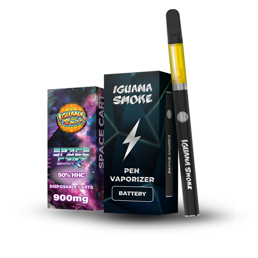 Iguana Power Kit + Cartucho 90% HHC - Iguana Smoke