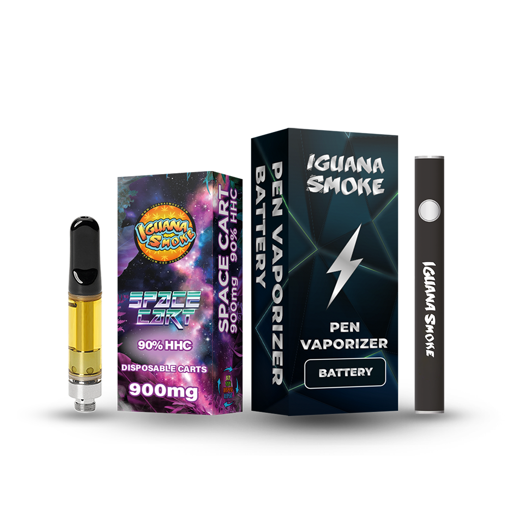 Kit Iguana Power + Cartucho de HHC 90% - Iguana Smoke