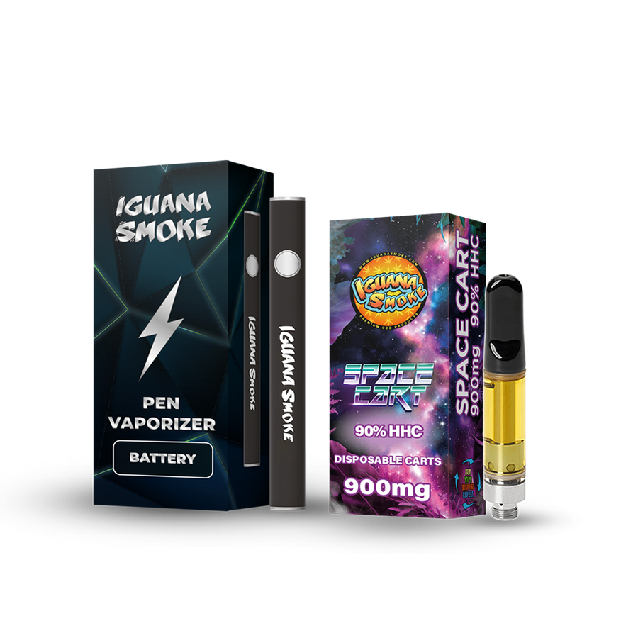 Iguana Power Kit + Cartucho 90% HHC - Iguana Smoke
