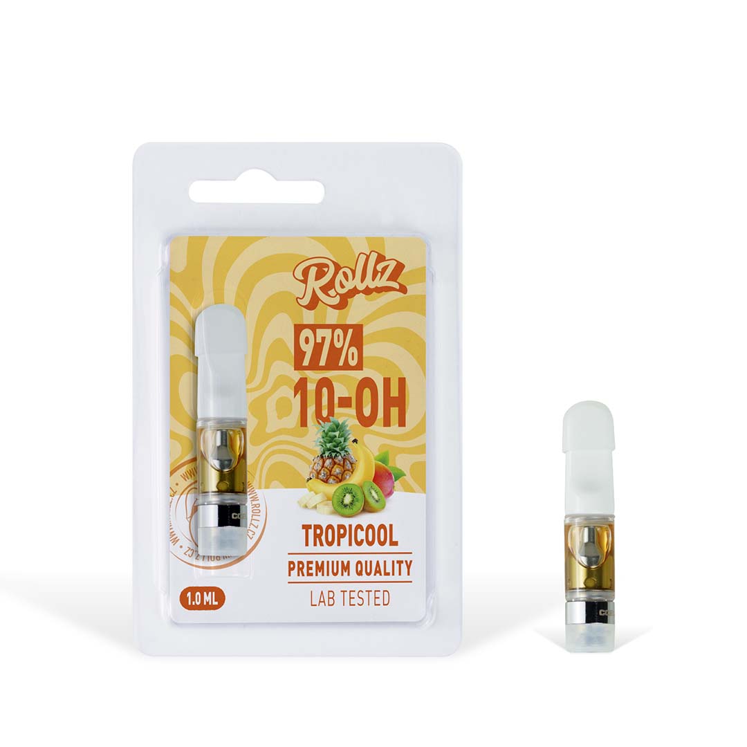 Pack 5 Disposable Cartridges 97% 10-OH 1ml (500 puffs) - Rollz