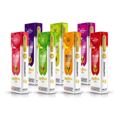 Pack 7 Cartuchos Desechable Velaro 8-OH 2ml (600 caladas) - Aporex