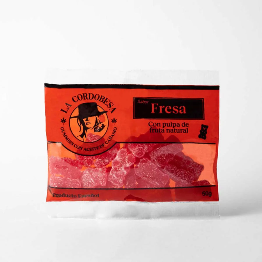 Strawberry Flavored Hemp Gummies | The Cordoba | Hemp Organic Farming and 99% Vegan