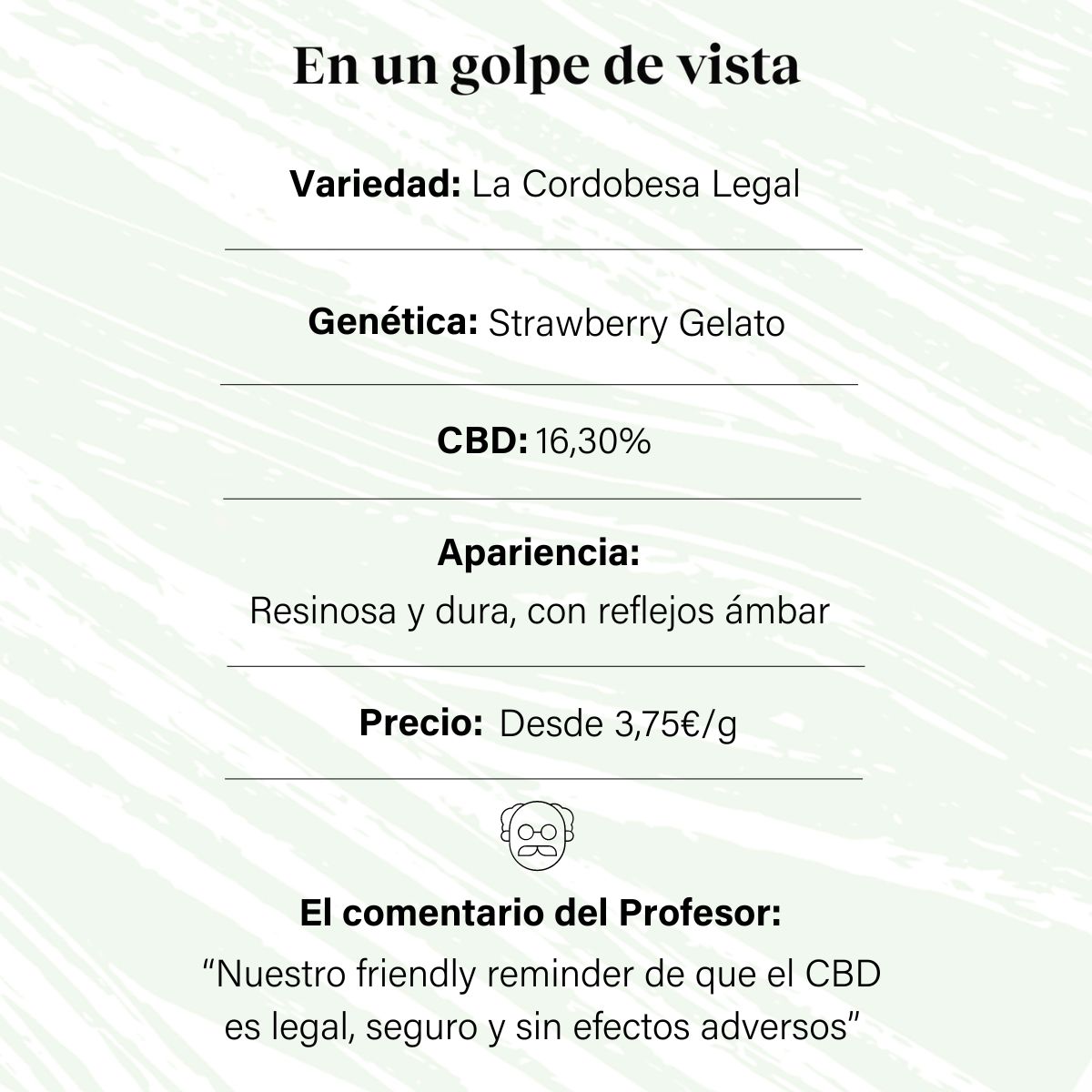Cogollo de Flor Aromática de CBD al 16,30% · La Cordobesa Legal · CL13