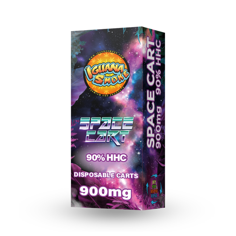 Disposable 90% HHC Space Cart - Iguana Smoke