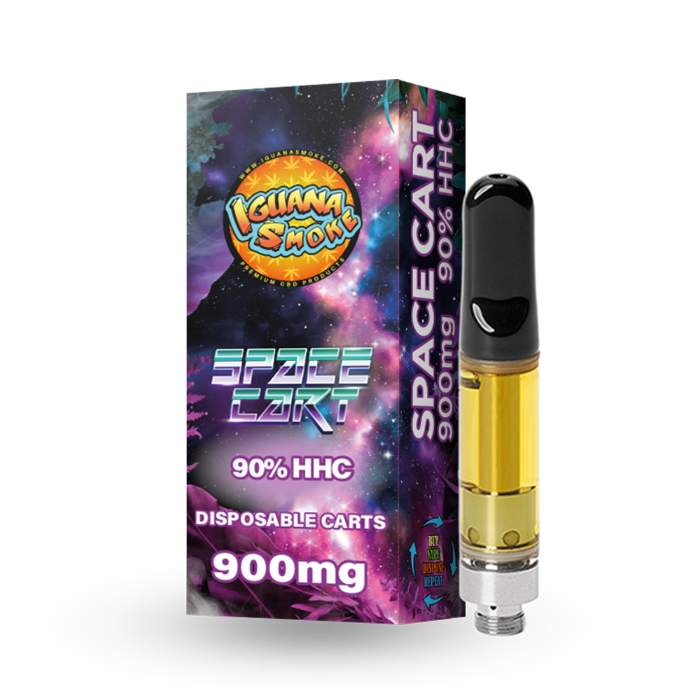 Carrinho Espacial Descartável 90% HHC - Iguana Smoke