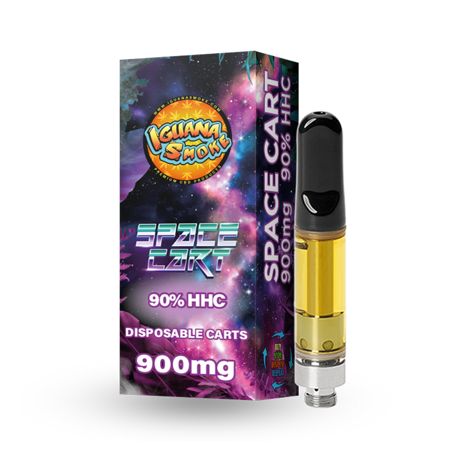 Carrinho Espacial Descartável 90% HHC - Iguana Smoke
