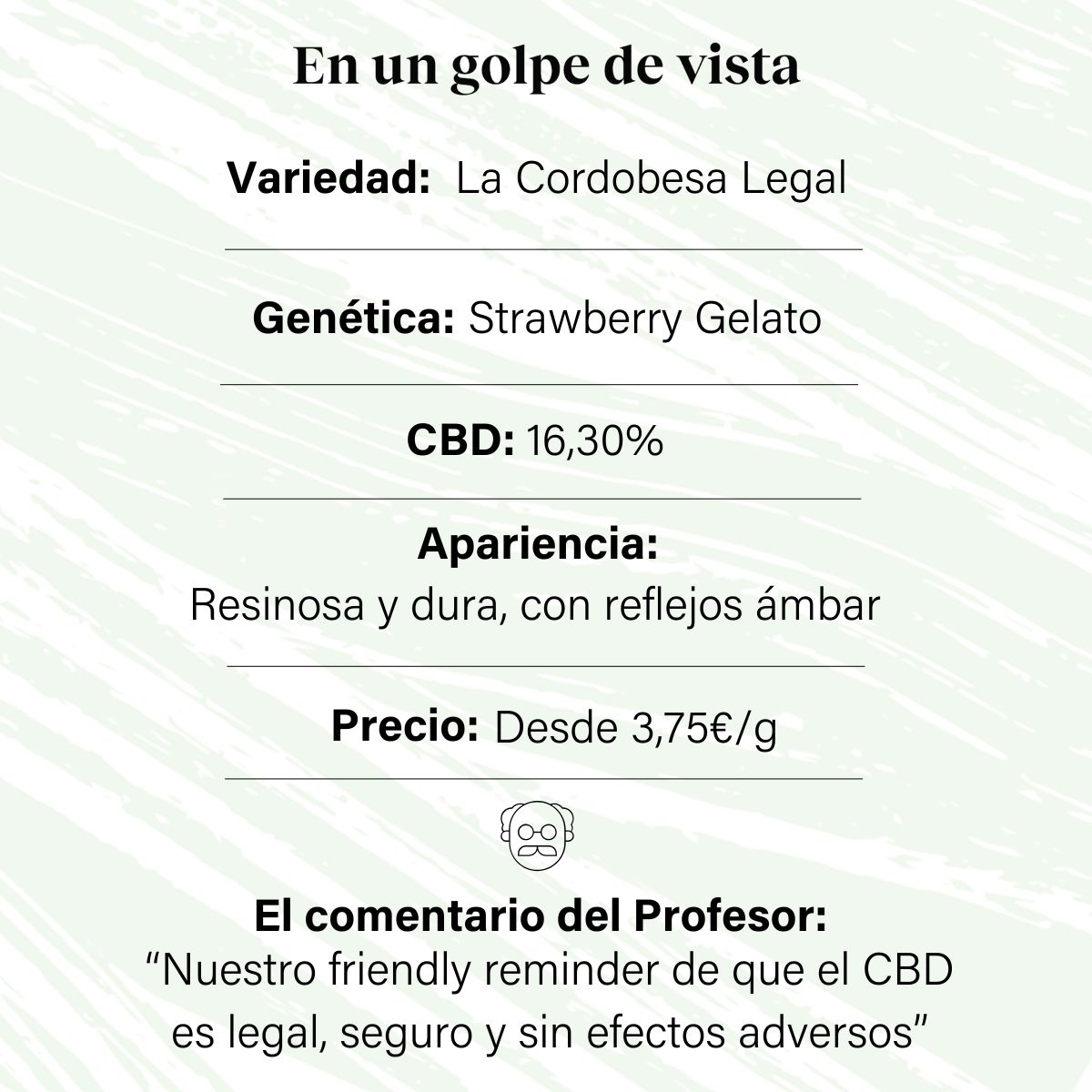 Cogollo de Flor Aromática de CBD al 16,30% · La Cordobesa Legal · CL13