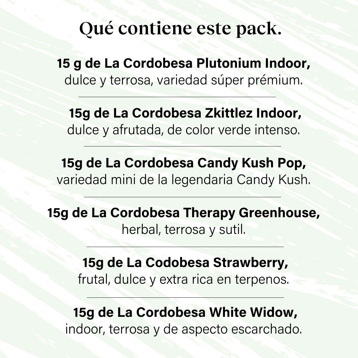 Pacote 90g Small Buds Variedade Genética - Try Everything Plus