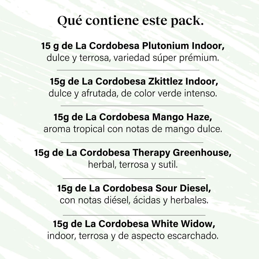 Pack 90g Small Buds Variété Génétique - Essayez tout plus