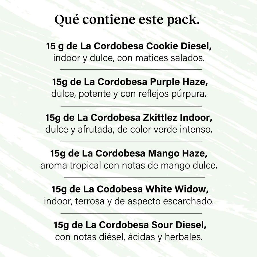 Pack 90g Small Buds Variété Génétique - Essayez tout plus