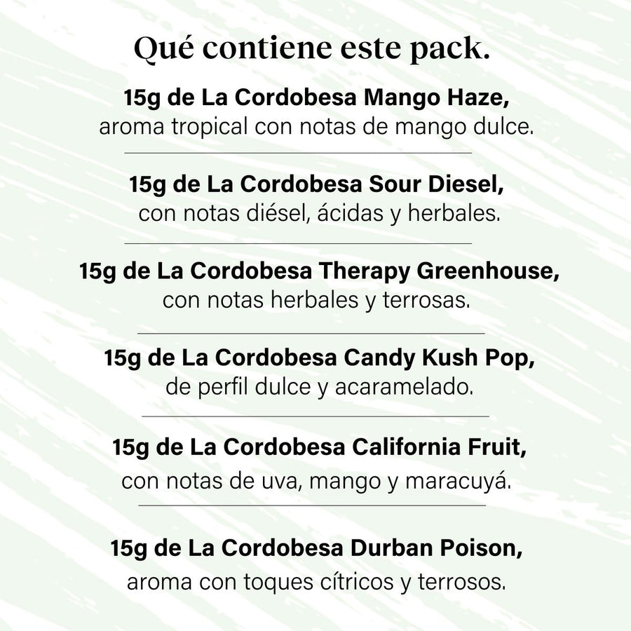 Pack 90g Cogollos Pequeños Genéticas Variadas - Pruébalo Todo Plus