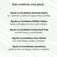 Pack 90g Cogollos Pequeños Genéticas Variadas Prémium - Pruébalo Todo Hydroponic Tamaño Superior