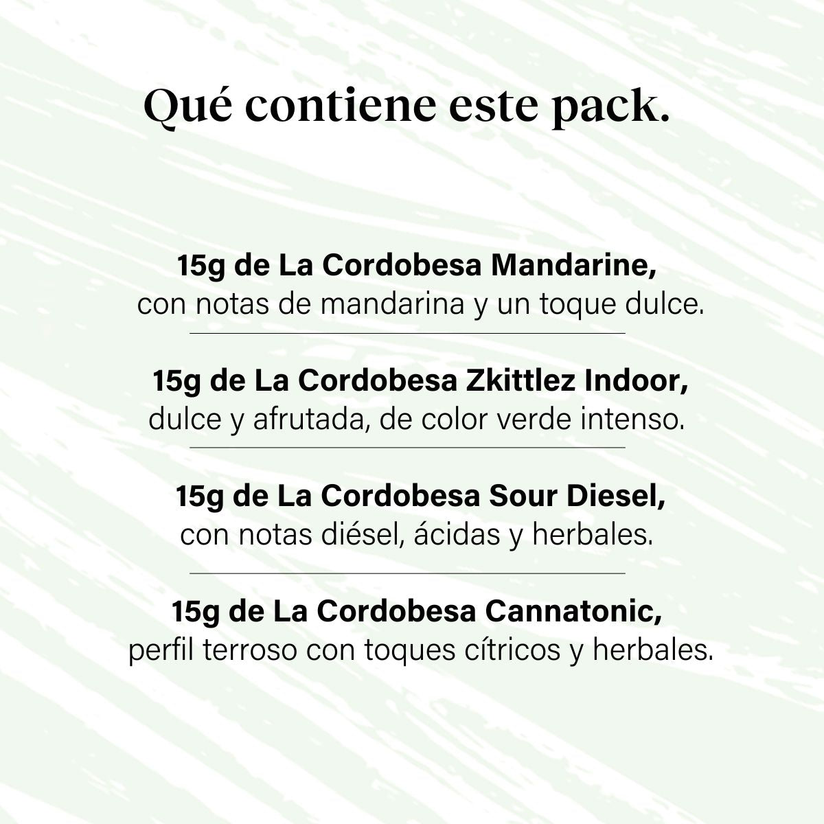 Pack 60g Cogollos Pequeños Pruébalo Todo - Genéticas Variadas