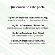 Pacote 60g Brotos Pequenos Experimente Tudo - Genética Variada