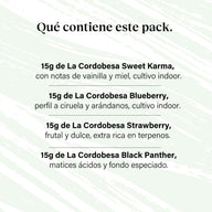 Pack 60g Cogollos Pequeños Pruébalo Todo - Genéticas Variadas