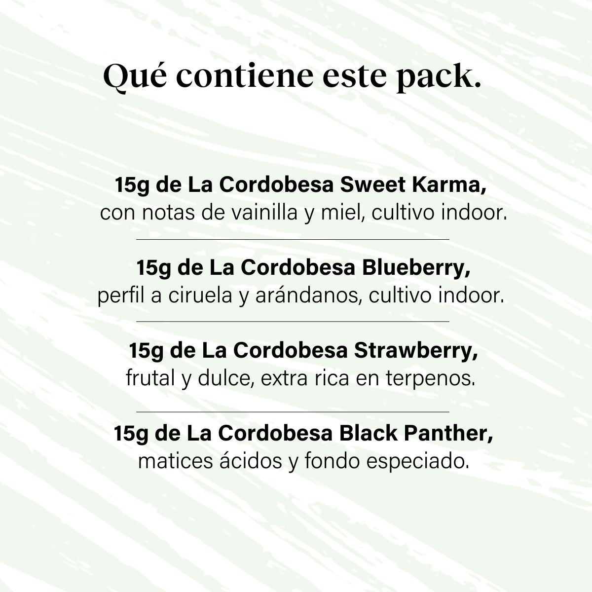 Pack 60g Cogollos Pequeños Pruébalo Todo - Genéticas Variadas