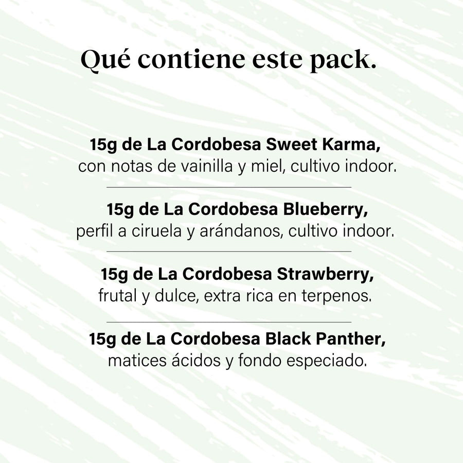 Pack 60g Cogollos Pequeños Pruébalo Todo - Genéticas Variadas