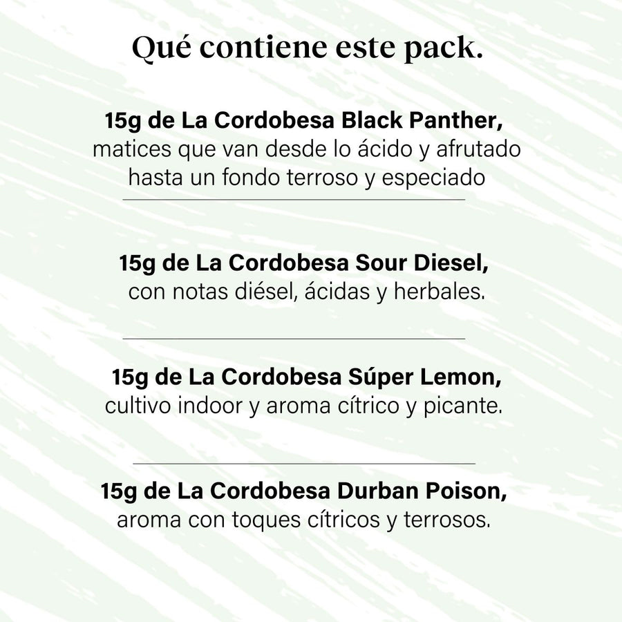 Pack 60g Cogollos Pequeños Pruébalo Todo - Genéticas Variadas
