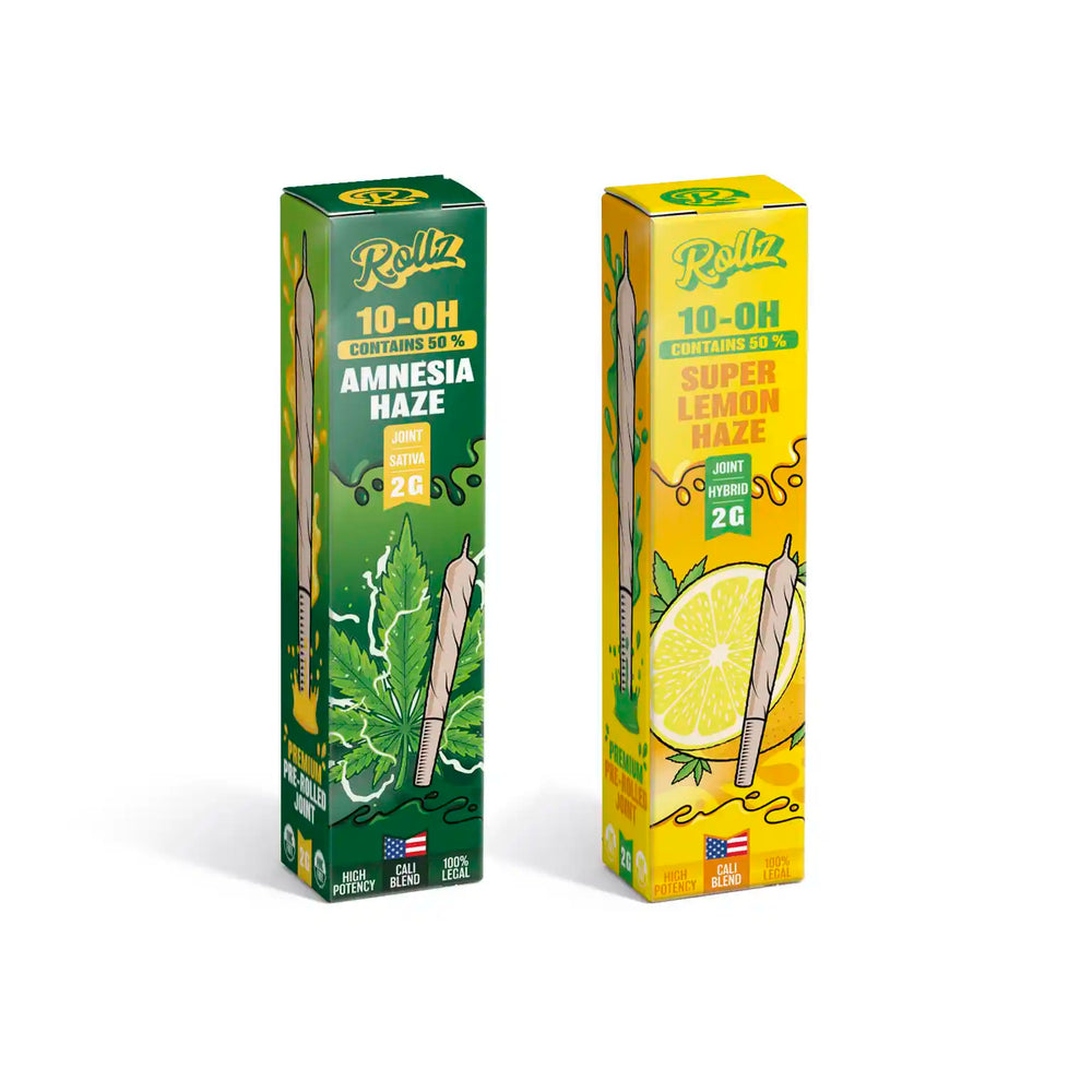 Pack 2 Pre-Roll de Cáñamo 2g de 10-OH al 50% - Rollz