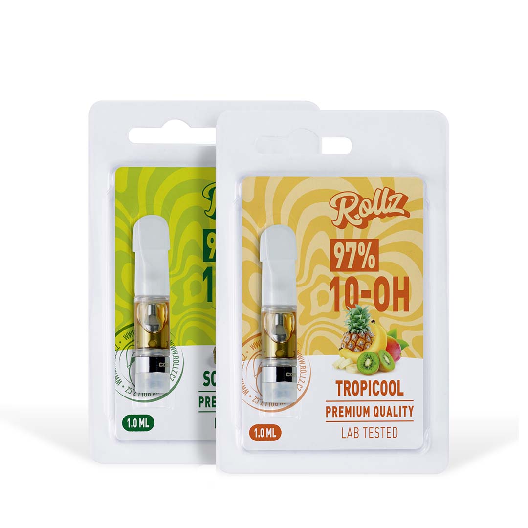Pack 2 Disposable Cartridges 97% 10-OH 1ml (500 puffs) - Rollz