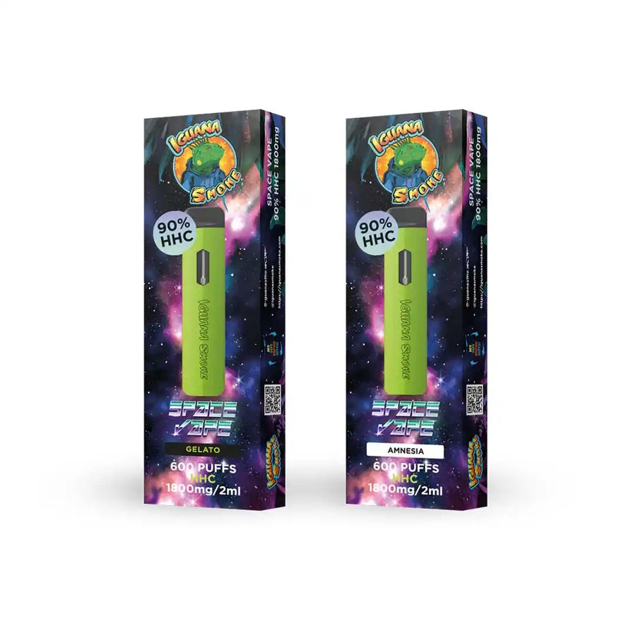 Pack 2 Vapeadores Desechables de HHC al 90% 2ml (600 caladas) - Space Vape