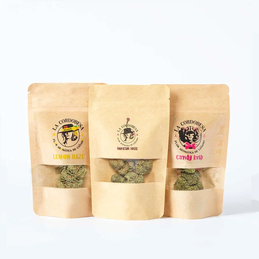 Pack 18 – Three Aromatic Flowers with more than 18% CBD