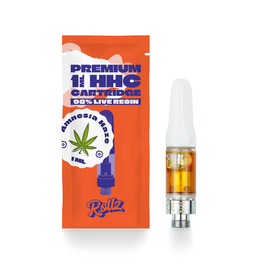 Cartucho descartável HHC 98% 1ml (300 puffs) - Rollz