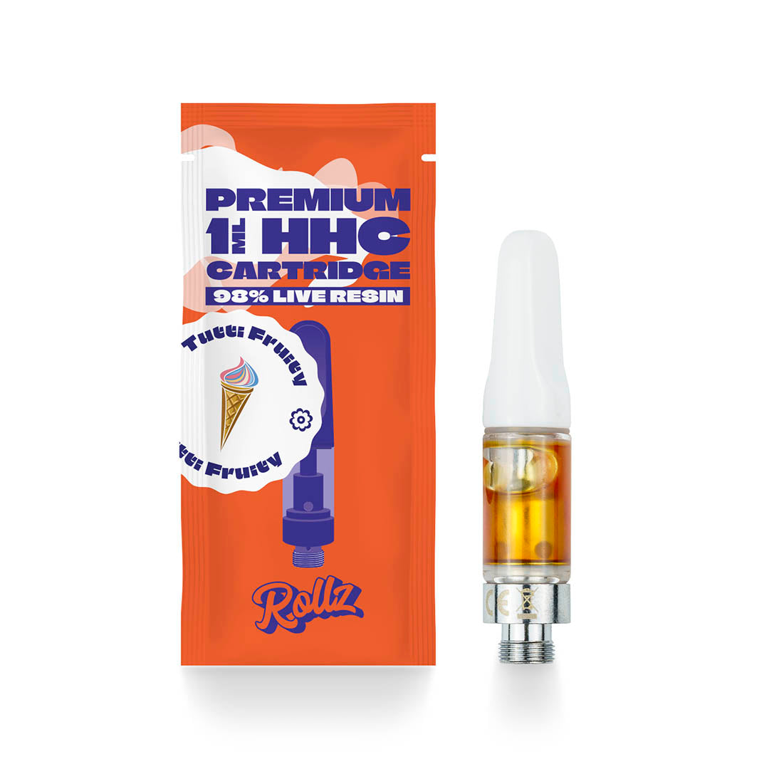 Pack de 4 Cartuchos Desechable de HHC al 98% 1ml (300 caladas) - Rollz