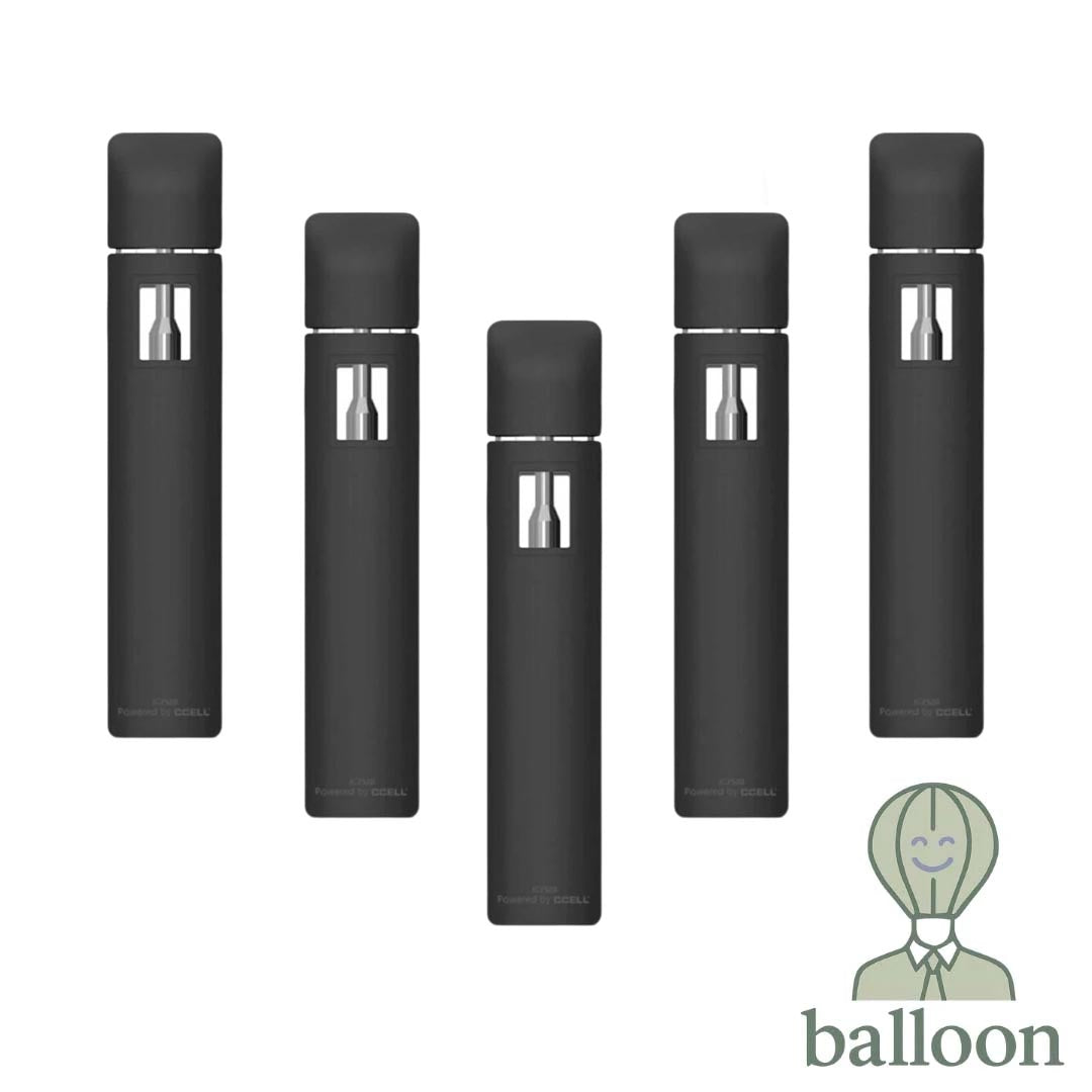 Lot de 5 vapes jetables 2ml - Ballon