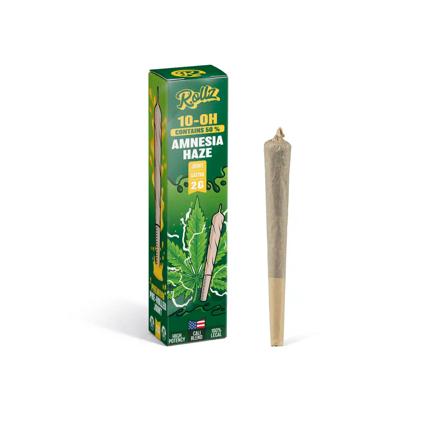 Pre-roll de Cáñamo de 10-OH al 50% - Rollz (2 gramos)